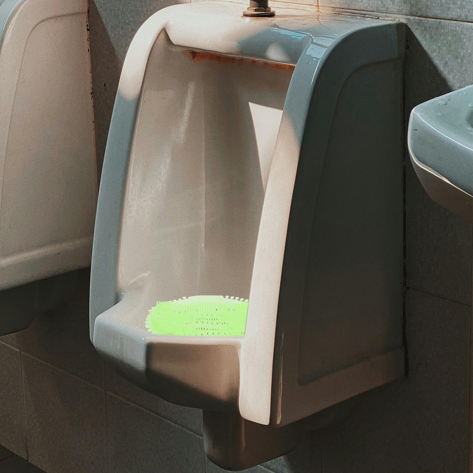 Urinal Deodorizer Mat Blue Sce - đánh giá và giá Home Bathroom With Urinal